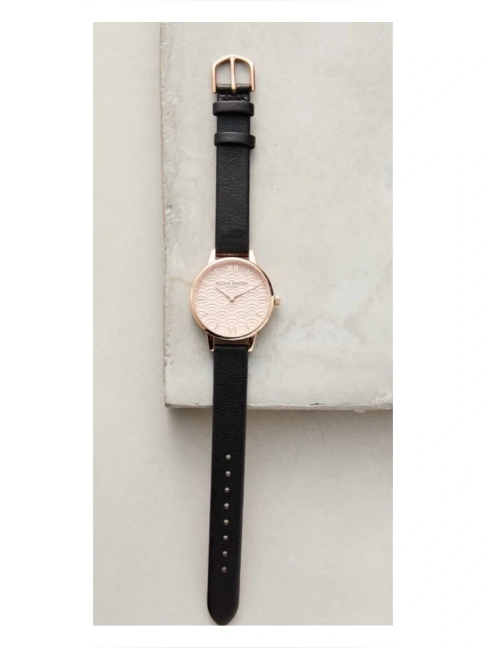 NWOT** Anthropologie Olivia Burton Scalloped Watch  **Needs Battery
